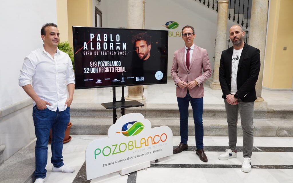 El Slow Music Pozoblanco regresa con Pablo Alborán como primer artista confirmado